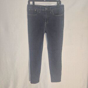J. Crew dark Jeans, mid-rise, skinny, with 29" waist